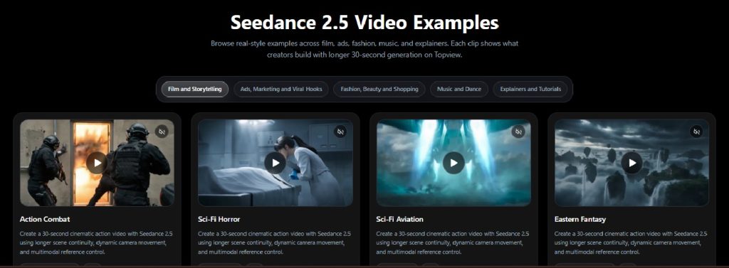 AI video generation
