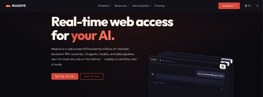 Massive Proxies residential and ISP proxy services for business automation