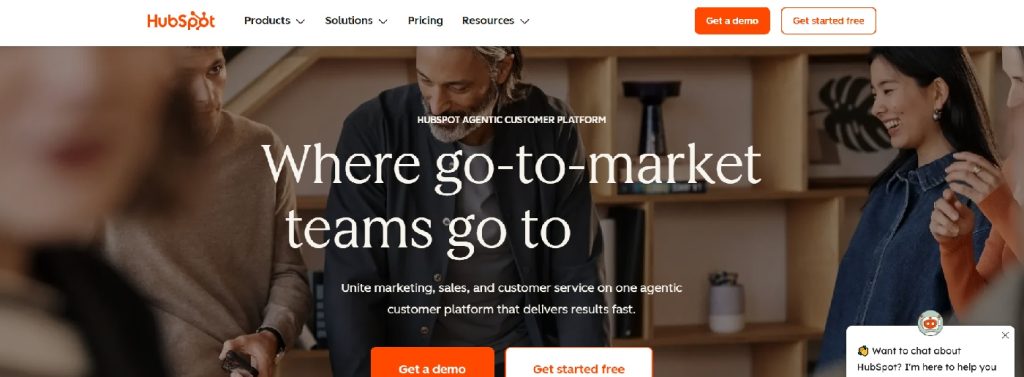 CRM dashboard for sales and marketing