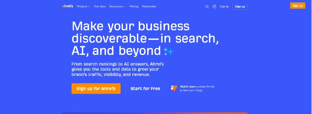 web agency tools - SEO dashboard with keyword research data