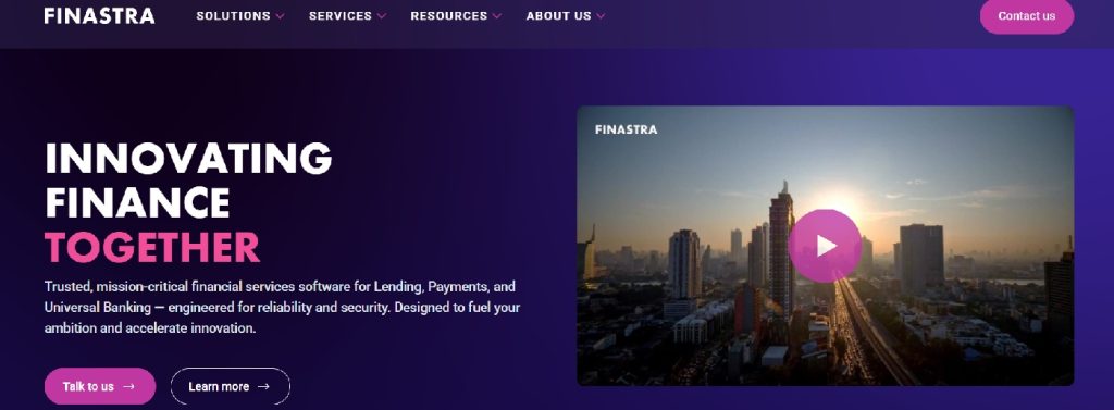 Finastra Loan IQ: Commercial loan servicing