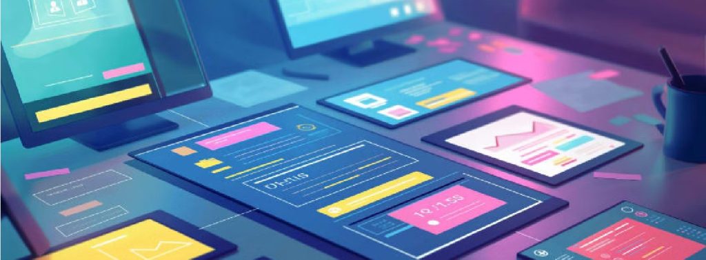 UI/UX design elements for choosing a design partner