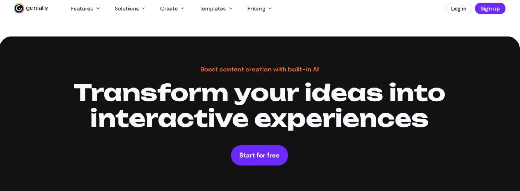 Genially visual content platform