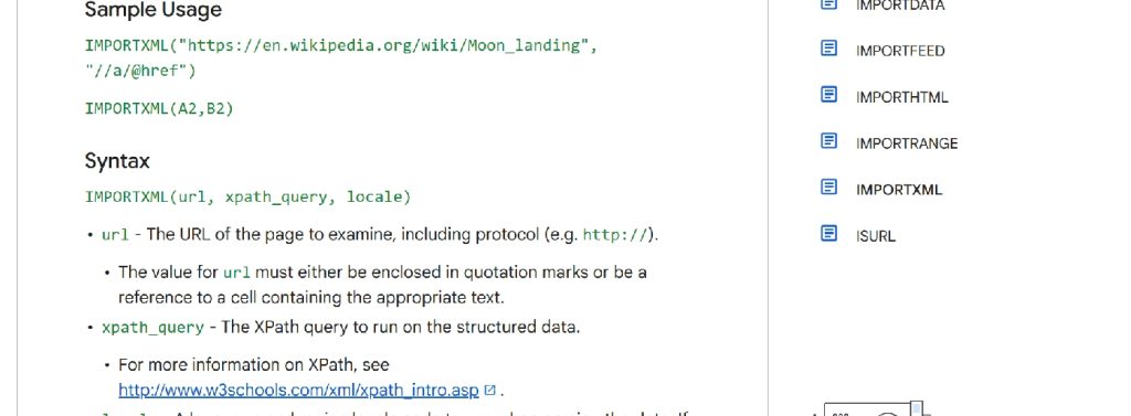 IMPORTXML